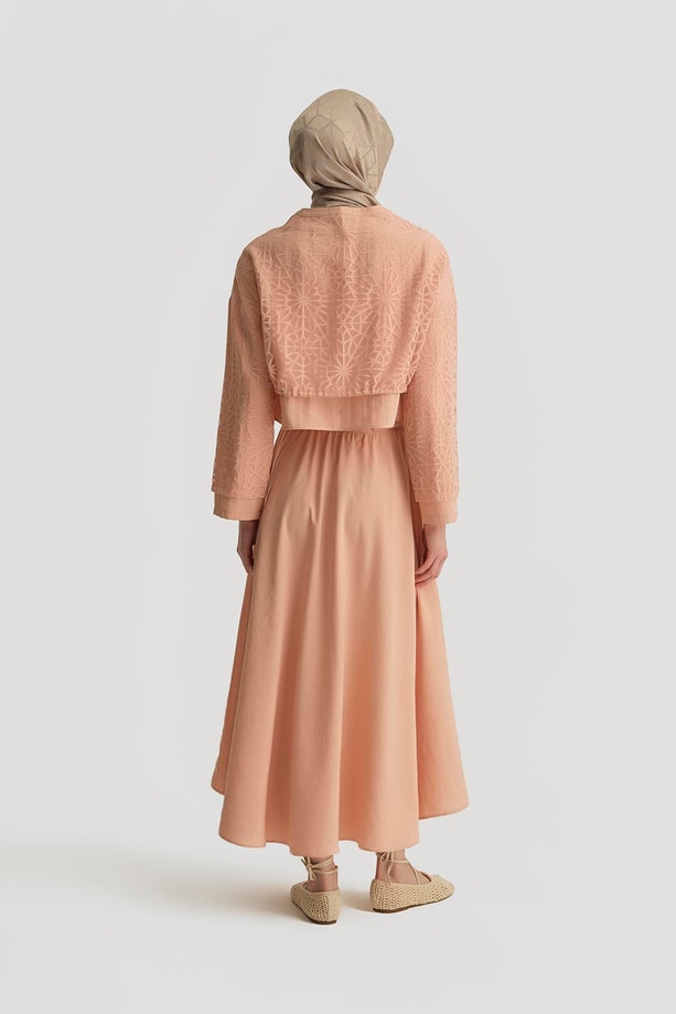 Armine Kumaş Mixli Takım 25Y6019 Soluk Pembe