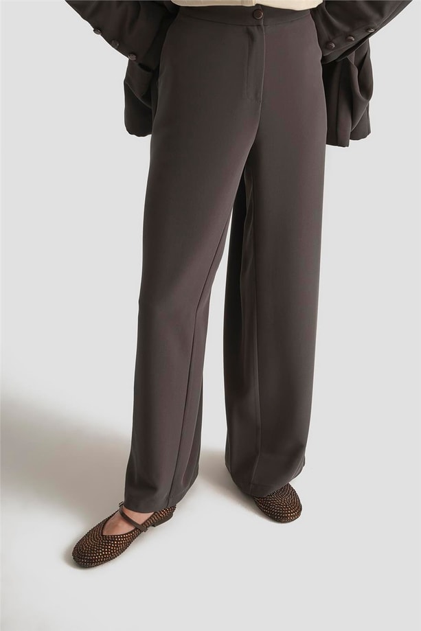 Armine Erkek Yaka Leopar Garnili 3 ' Lü Takım 25Y6022 Kahverengi