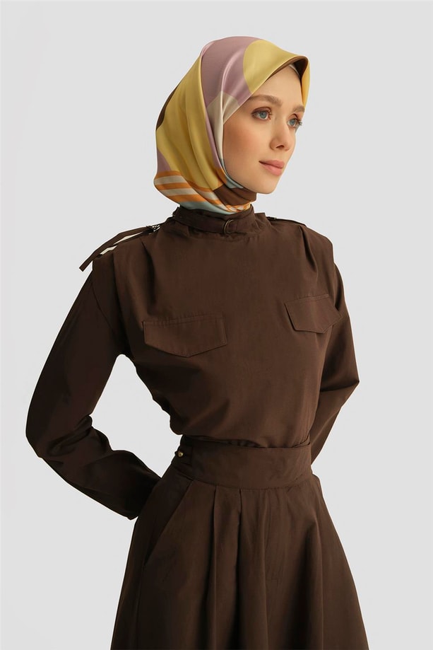 Armine Apoletli Takım 25Y6023 Acı Kahve