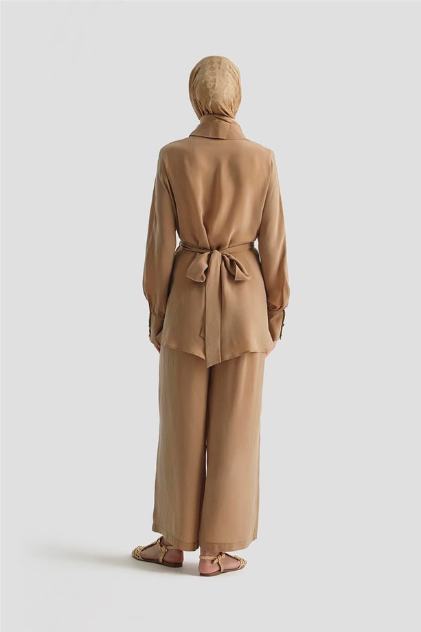 Armine Çapraz Bağlamalı Kupra Takım 25Y6032 Sahra