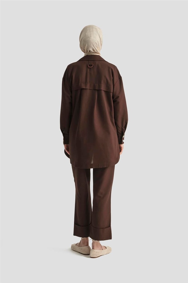 Armine Keten Basic Takım 25Y6036 Kakao