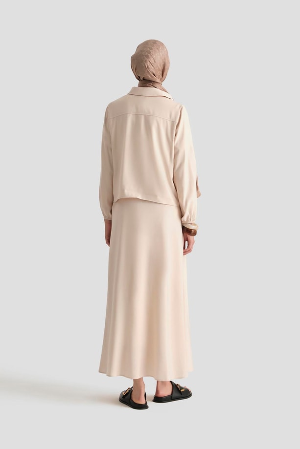 Armine Ceketli Viskon Takım 25YT622 Taş