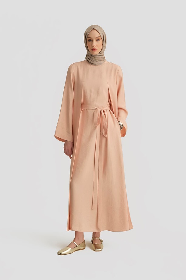 Armine Takım Görünümlü Elbise 25Y9015 Soluk Pembe