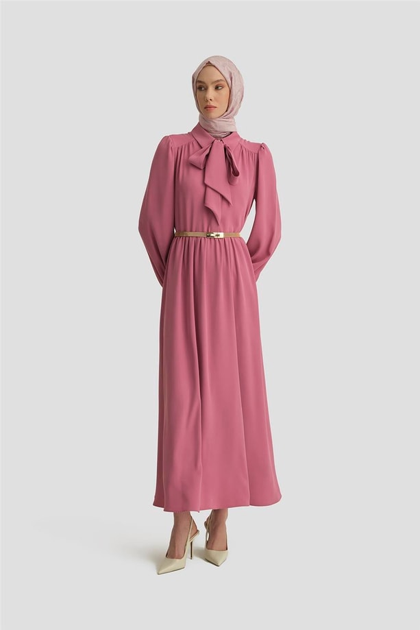 Armine Seyyar Yaka Kurdeleli Elise 25Y9016 Sümbül