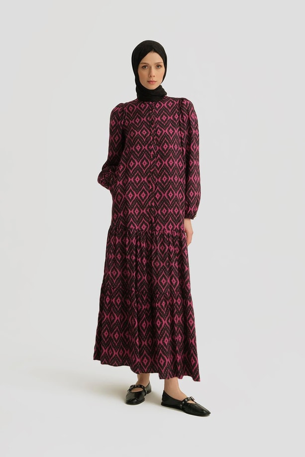 Armine Trend Elbise 25YT907 Lacivert