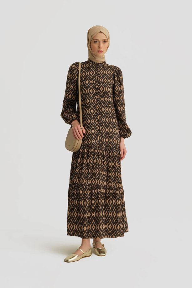 Armine Trend Elbise 25YT907 Vizon