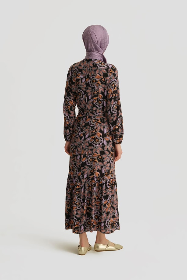 Armine Trend Elbise 25YT909 Mor