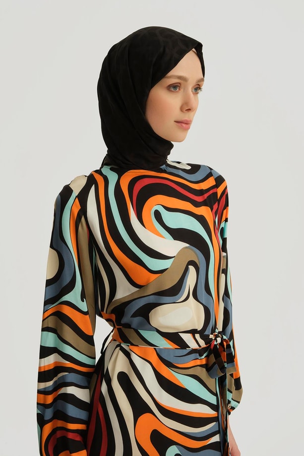 Armine Trend Elbise 25YT909 İndigo