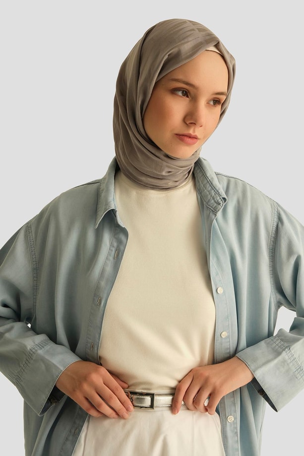 Armine Tencel Gömlek 25YD9112 Mavi