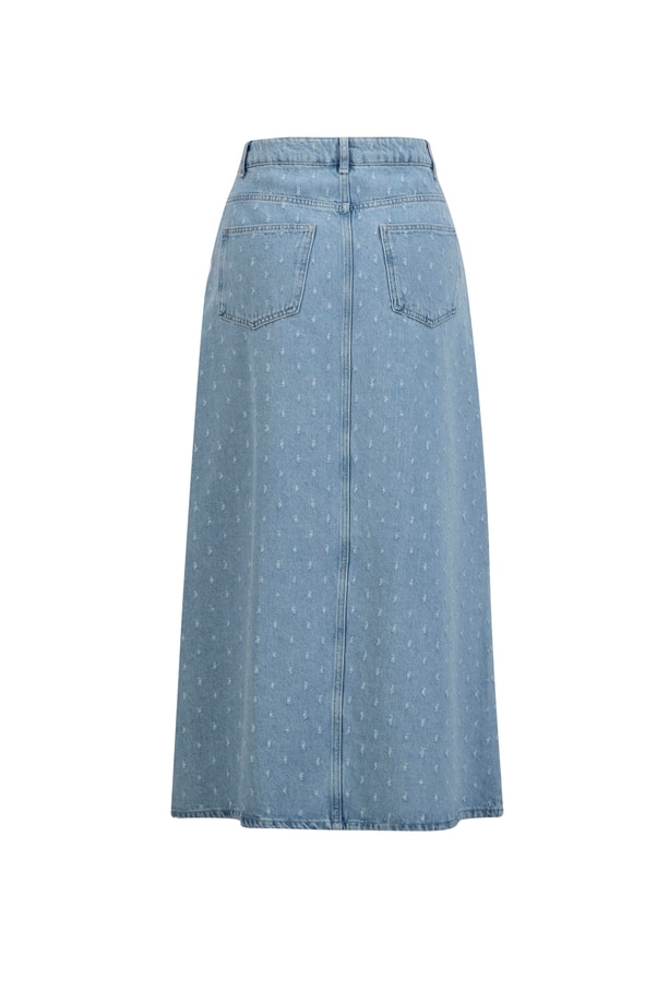 Armine Denim Etek 25YD9125 Mavi