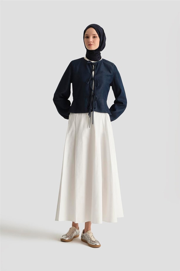 Armine Bluz 25YD9127 Koyu Lacivert