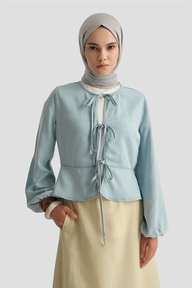 Armine Bluz 25YD9127 Mavi