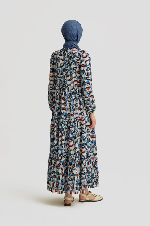 Armine Trend  Elbise 25YT914 Mavi