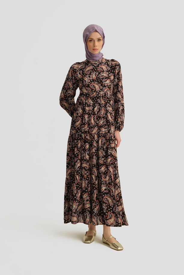 Armine Trend  Elbise 25YT914 Siyah