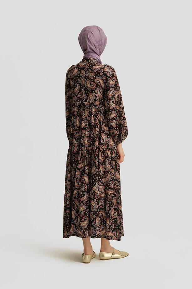 Armine Trend  Elbise 25YT914 Siyah