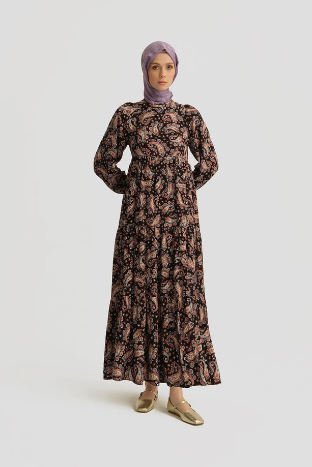 Armine Trend  Elbise 25YT914 Siyah