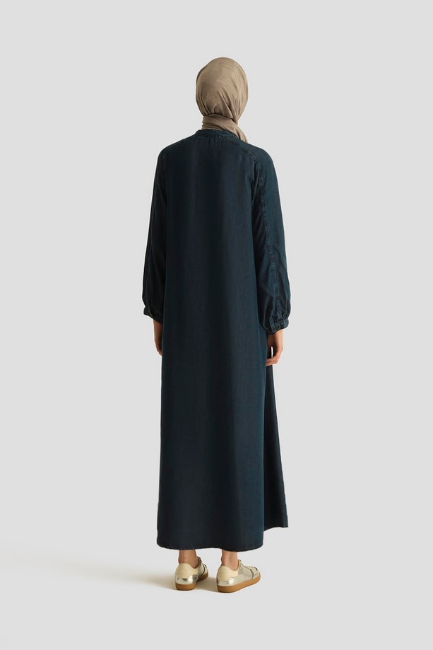 Armine Elbise 25YD9142 Koyu Lacivert