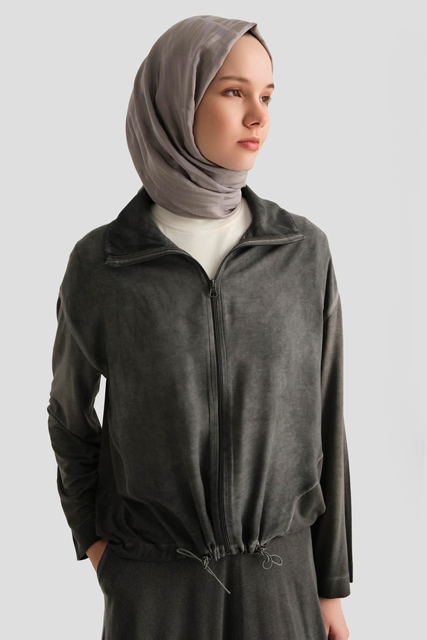 Armine Viskon Ceketli Takım 25YD9148 Antrasit