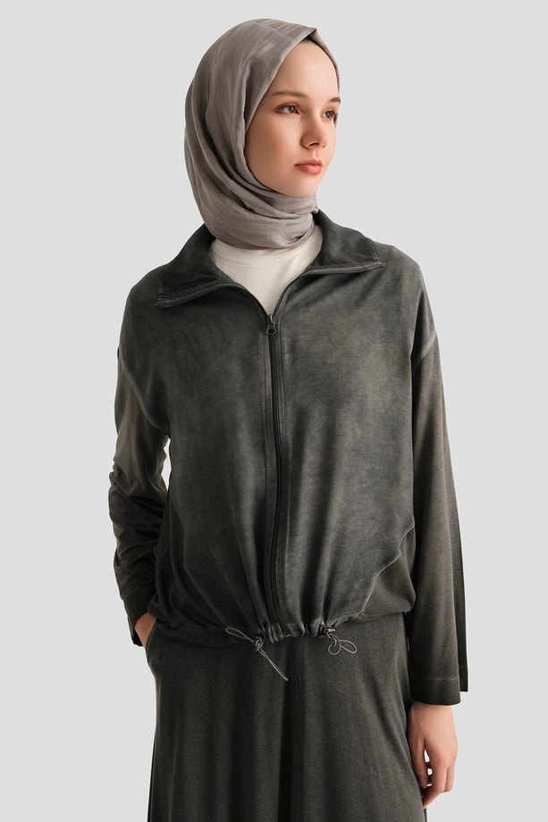 Armine Viskon Ceketli Takım 25YD9148 Antrasit