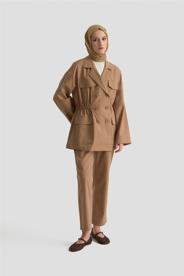 Armine Keten Takım 25YD9158 Vizon