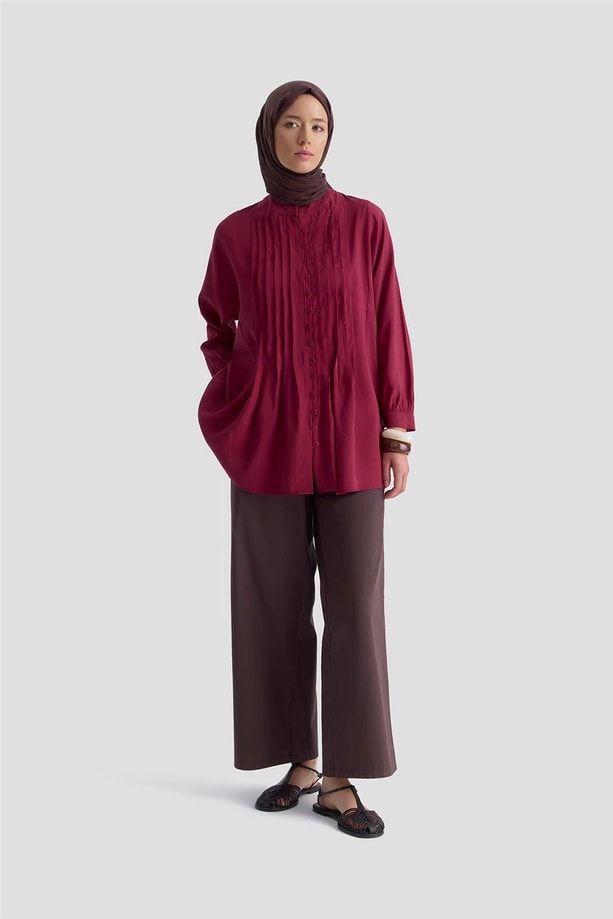 Armine Tunik 25YD9169 Bordo