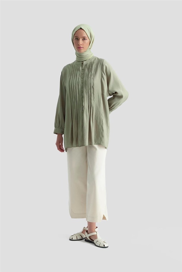 Armine Tunik 25YD9169 Küf Yeşili