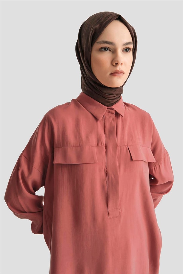 Armine Tunik 25YD9170 Kiremit