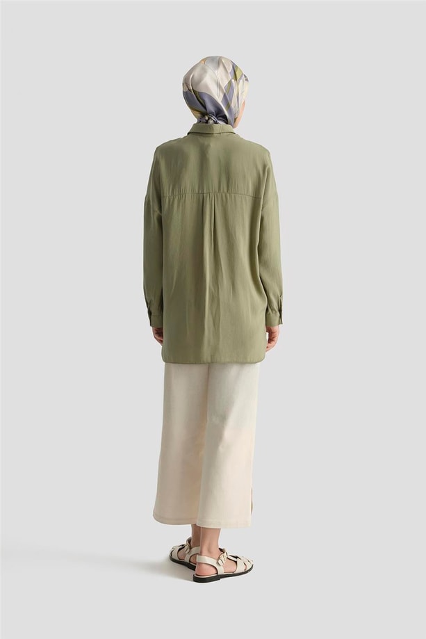 Armine Tunik 25YD9170 Zeytin Yeşili
