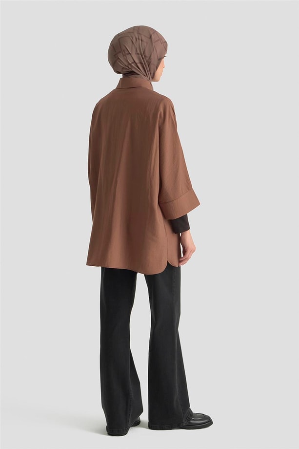 Armine Tunik 25YD9171 Kahverengi