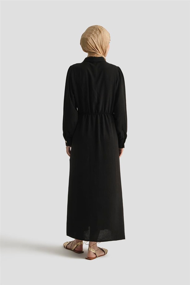 Armine Elbise 25YD9177 Siyah