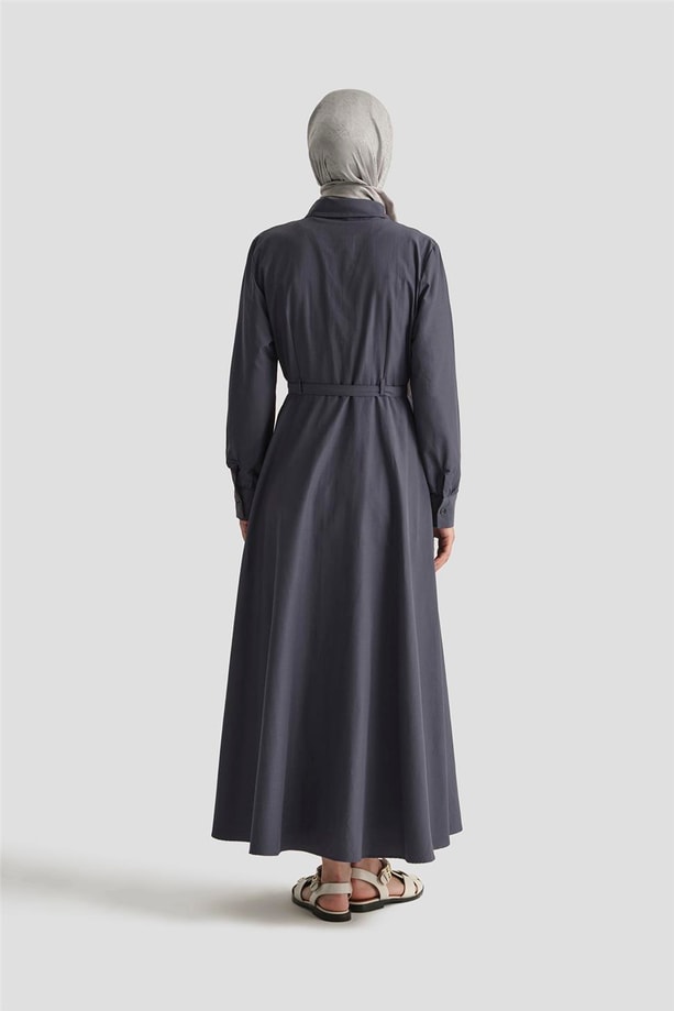 Armine Elbise 25YD9178 Antrasit