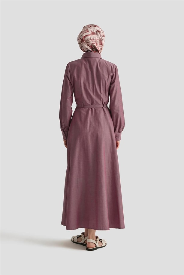 Armine Elbise 25YD9178 BORDO