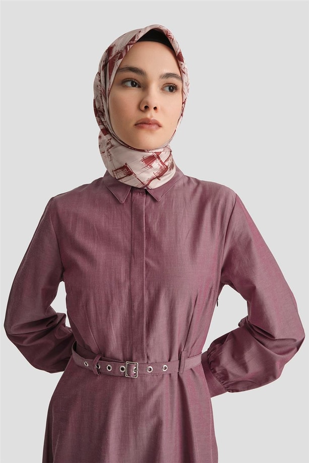 Armine Elbise 25YD9178 BORDO