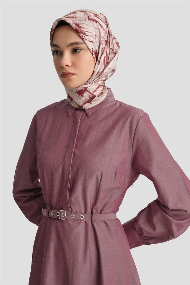 Armine Elbise 25YD9178 BORDO