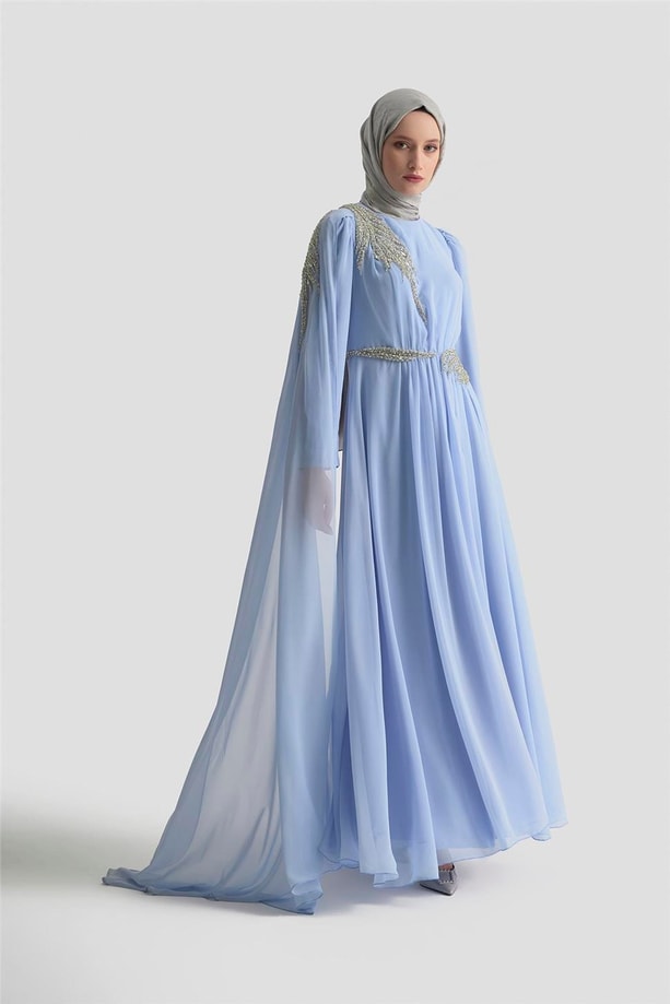 Armine Abiye 25YD9183 Mavi