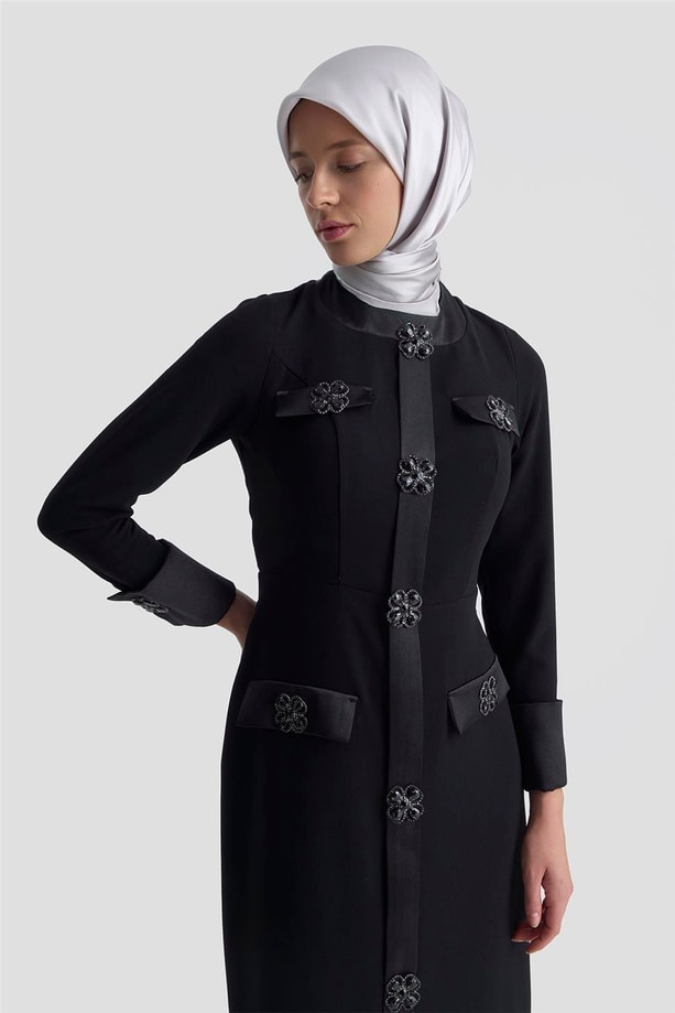 Armine Abiye 25YD9189 Siyah