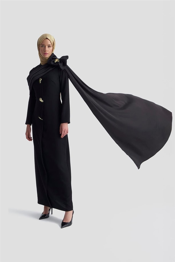 Armine Abiye 25YD9194 Siyah