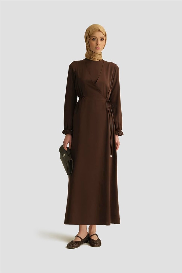 Armine Elbise 25YH9230 Kahverengi
