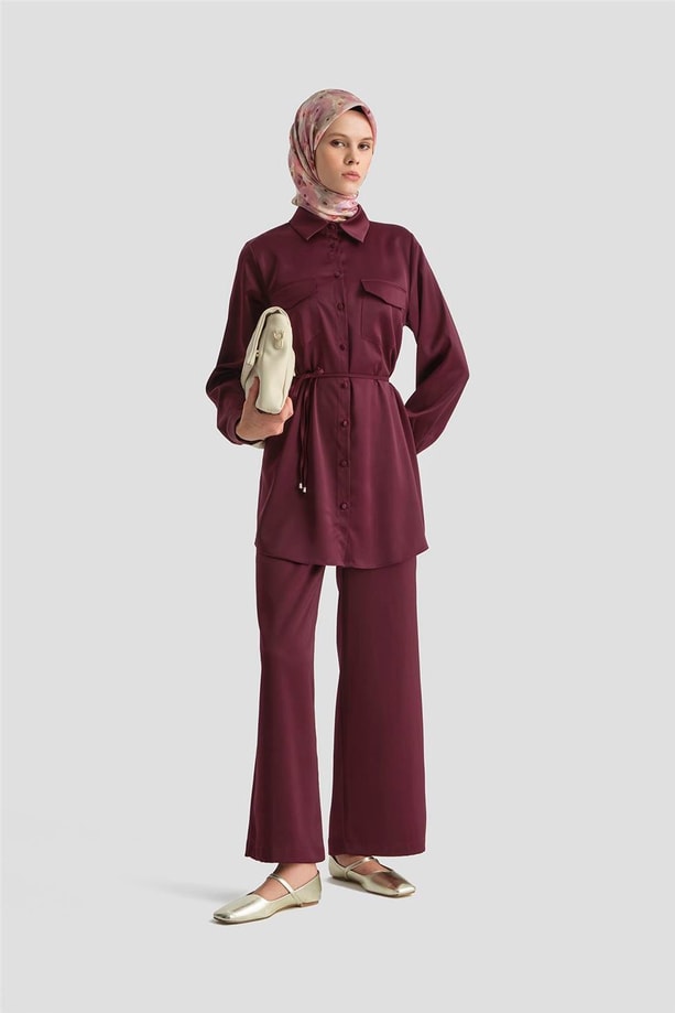 Armine Takım 25YD9261 BORDO