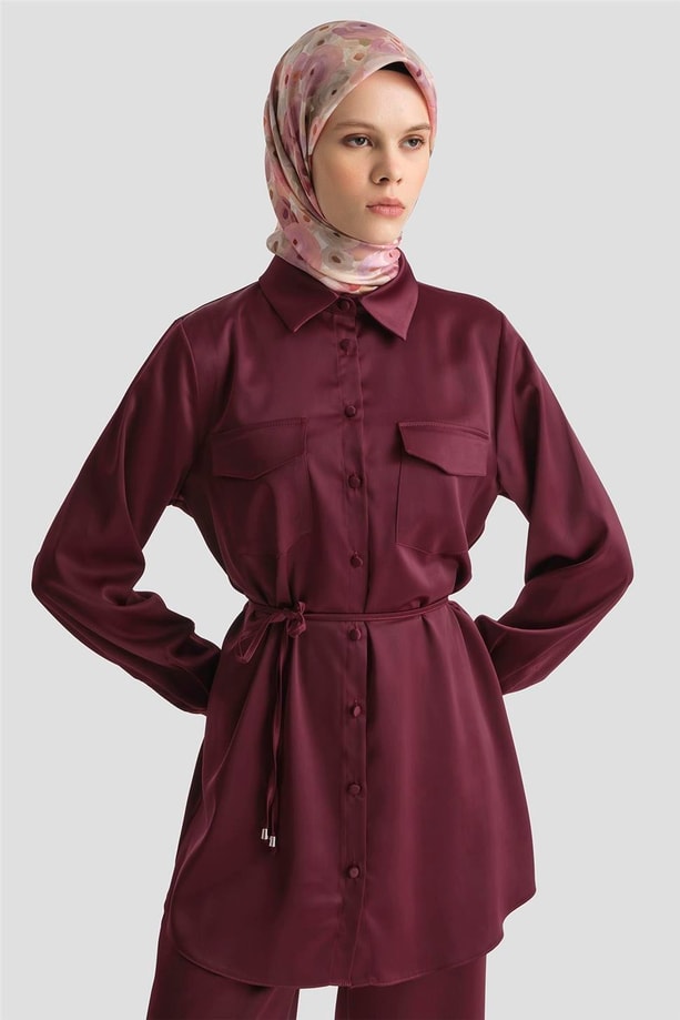 Armine Takım 25YD9261 BORDO