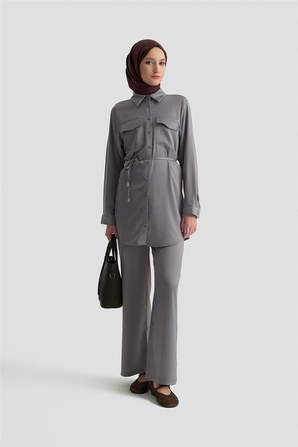 Armine Takım 25YD9261 Gri