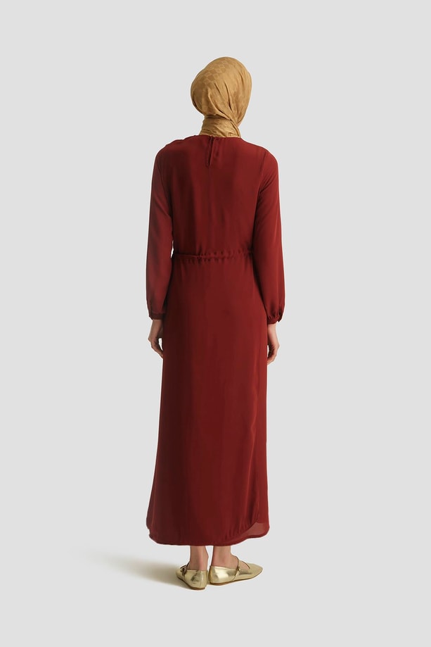 Armine Trend Elbise 25YT927 Bordo