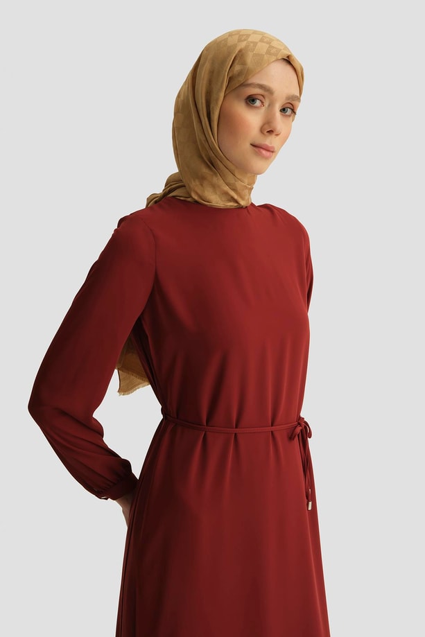 Armine Trend Elbise 25YT927 Bordo