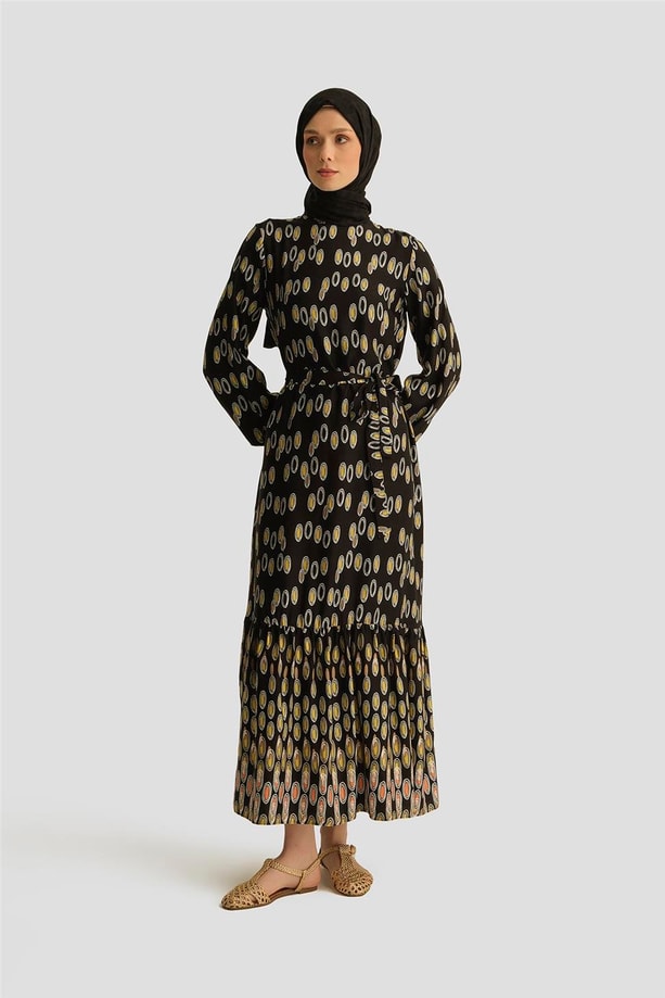 Armine Trend Elbise 25YT928 Siyah