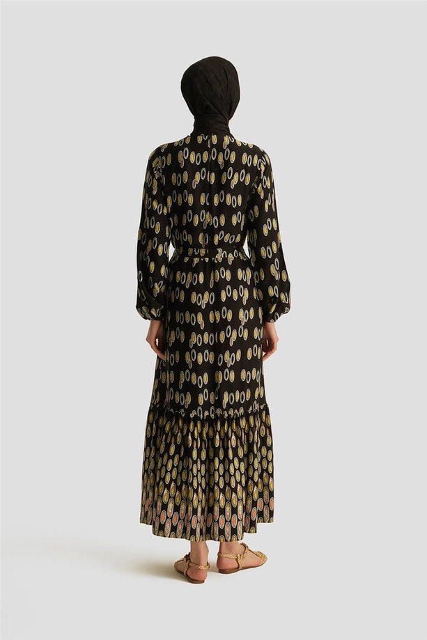 Armine Trend Elbise 25YT928 Siyah