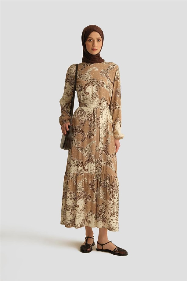 Armine Trend Elbise 25YT928 Şaldesen