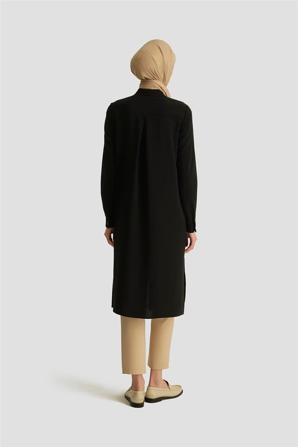 Armine A Logolu Tunik 25YH411 Siyah