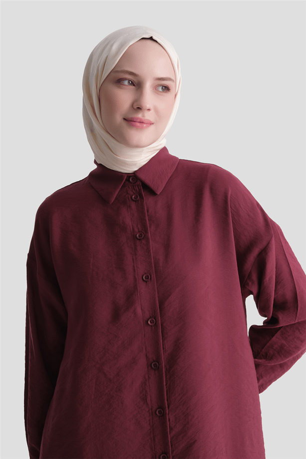 Tunik 26YT418 Bordo