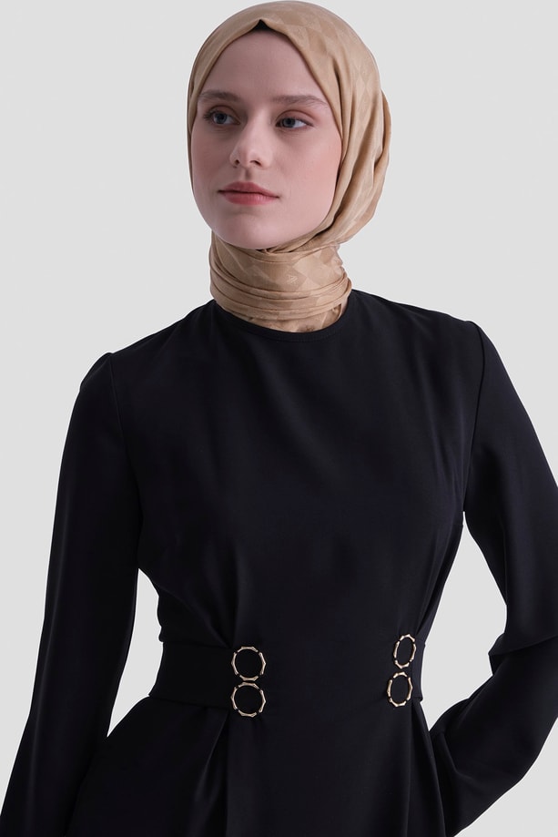 Armine Trend Elbise 26YT936 Siyah