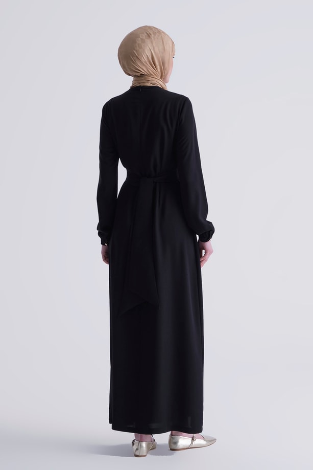 Armine Trend Elbise 26YT936 Siyah